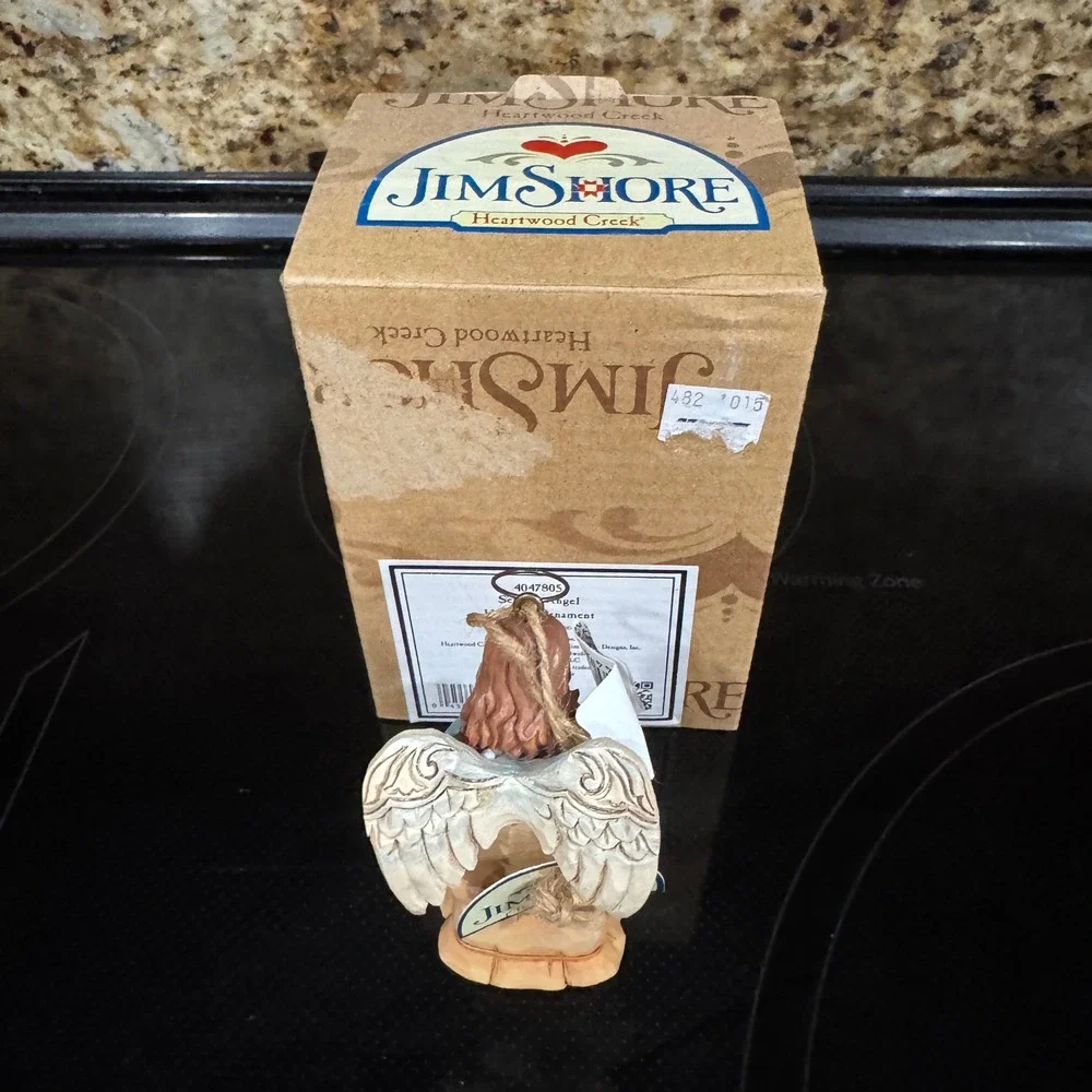 Jim Shore Heartwood Creek Sewing Angel Hanging Ornament 4047805 Enesco 2015 Box